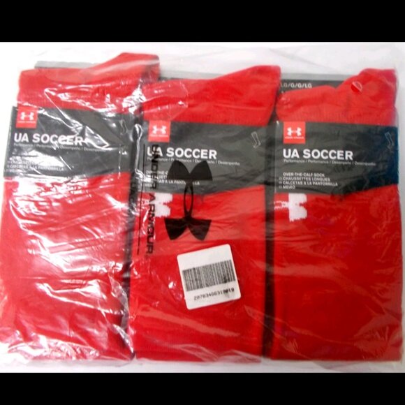 Under Armour Soccer Performance Socks x3 - Picture 1 of 3